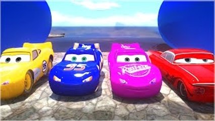*NEW* 20 MCQUEEN CARS COLORS!!! (Green, Red, Yellow) Disney Pixar DINOCO smashed by HULK!