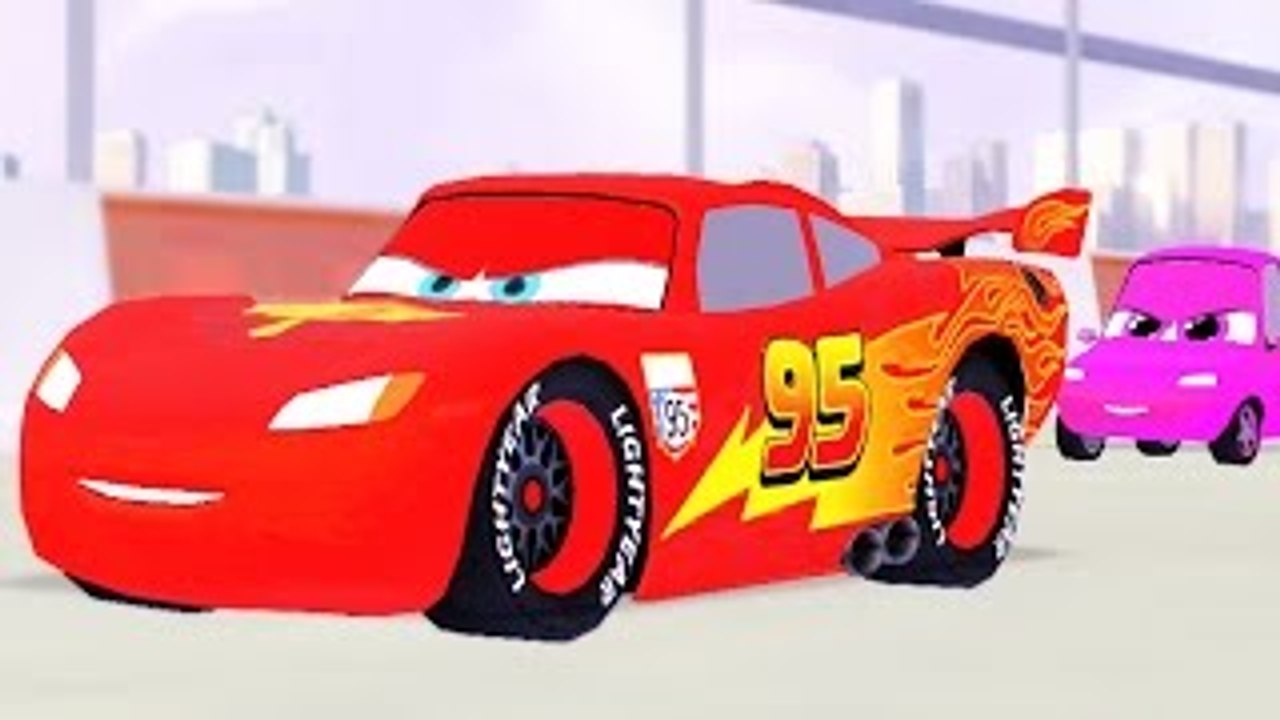 BIG Battle Race for Lightning McQueen Cars in HD with Disney Pixar Cars 2 Mater Finn McMis
