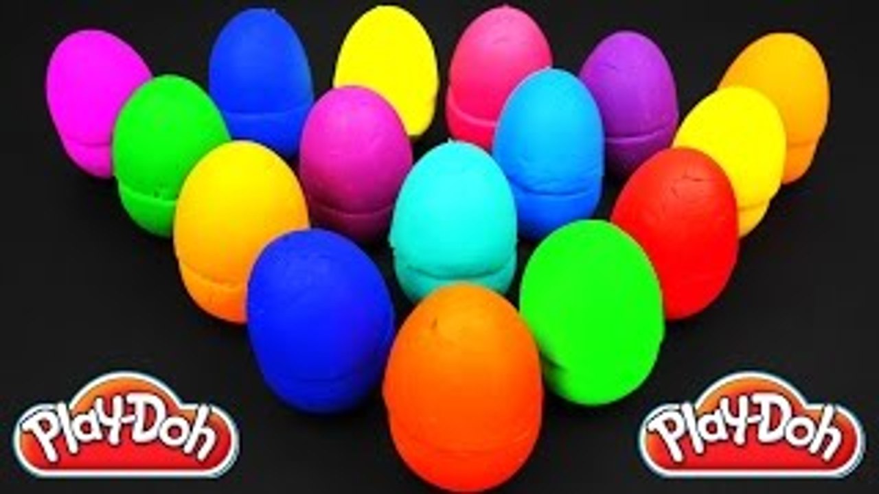 *NEW* Playdoh SURPRISE EGGS Lightning MCQUEEN CARS 2 Peppa Pig Toys (Playdough Videos for