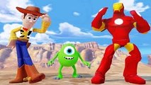 Toy Story Sheriff Woody, Monster Inc. Mike & Iron Man Avengers! Kids video