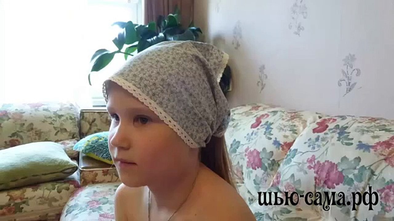 Косынка на резинке ч1