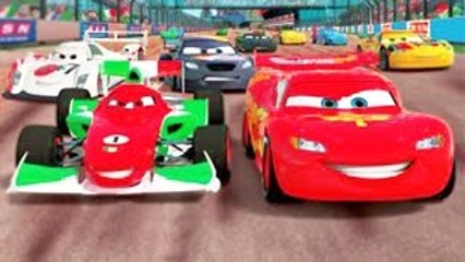 CARS 2 Lightning Mcqueen Racing Francesco Bernoulli in an Epic Race!