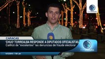 Chuo Torrealba invitó a diputados oficialistas que investiguen presunto fraude electoral
