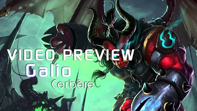 Galio Cerbère Aperçu Skin League of Legends