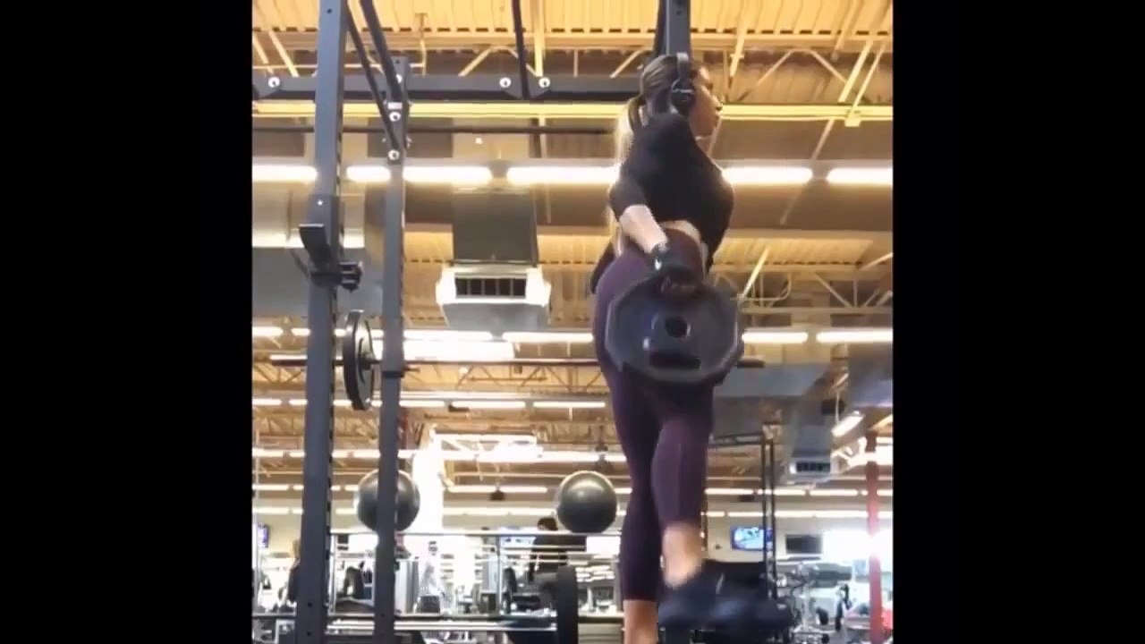 Fitness And Gym Workout Routine Butt, Abs, Thighs And Core