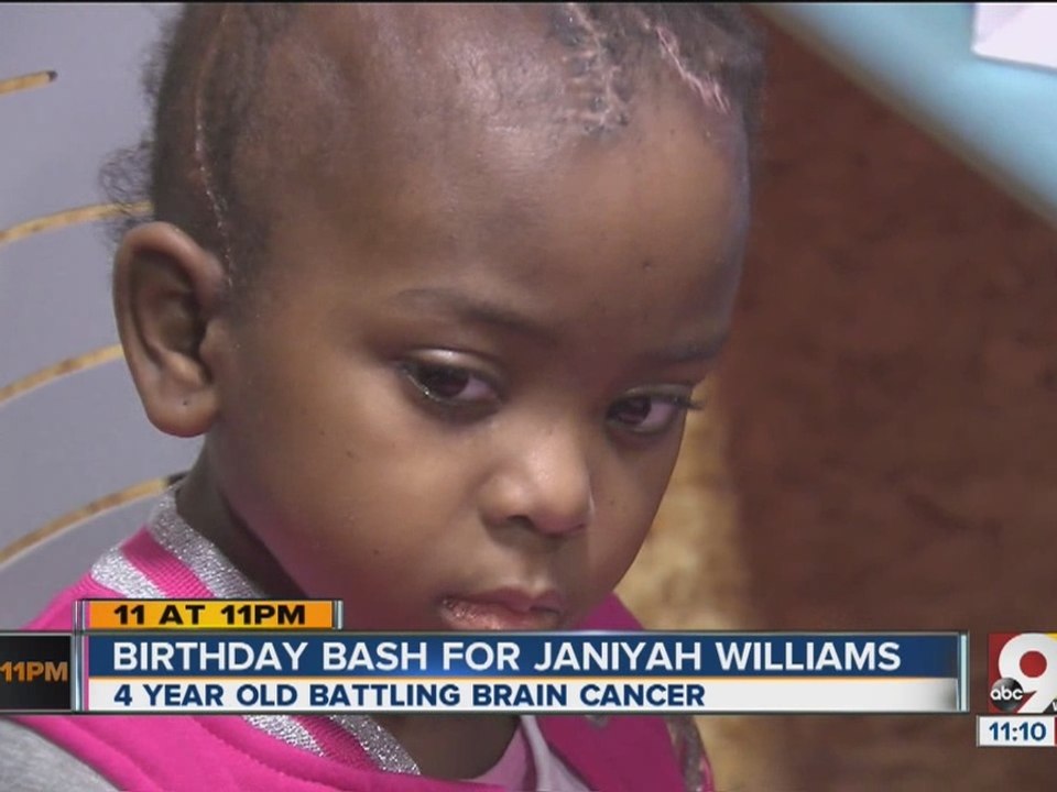Janiyah Williams: Birthday bash celebrates 4-year-old girl battling brain cancer