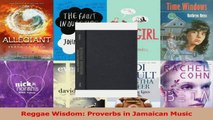 PDF Download  Reggae Wisdom Proverbs in Jamaican Music Download Online