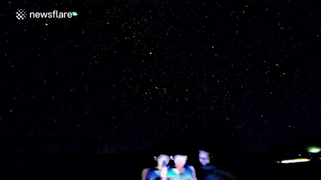 Time-lapse of Geminids meteor shower over Australia