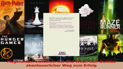 Download  Flugstunden zwischen Ost und West Rolf Dolinas abenteuerlicher Weg zum Erfolg PDF Online