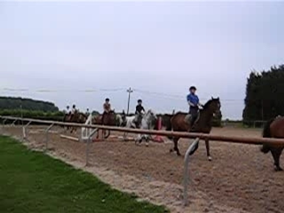 Trot assis sans étrier