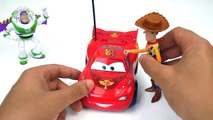 Disney Toy Story Sheriff Woody and Buzz Lightyear ridin Lightning McQueen Cars Toys , HD online free 2016