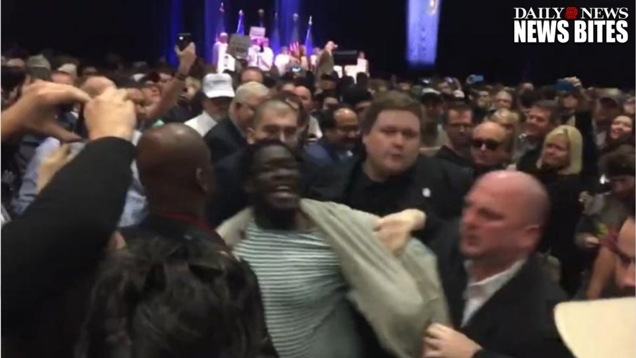 Trump Supporters Shout Deadly Threats and Nazi Salute at Black Lives Matter Protesters