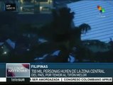 Cerca de 700 mil personas evacuadas en Filipinas por tifón Melor