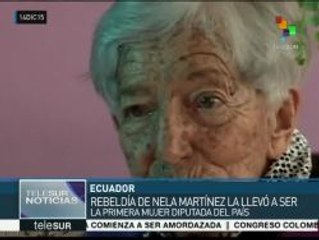 Ecuador conmemora el 103 aniversario natalicio de Nela Martínez