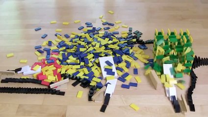 Лучший трюк с домино, который я видел