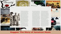 PDF Download  Reggae The Story of Jamaican Music Download Full Ebook