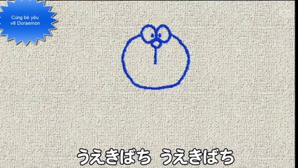 Hướng dẫn các bé vẽ chú mèo máy Doreamon How to draw Doraemon P2
