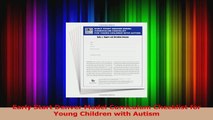 PDF Download  Early Start Denver Model Curriculum Checklist for Young Children with Autism PDF Online