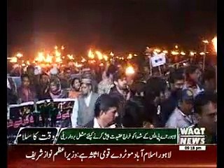 Torchlight Rally In Memory Of APS Victims