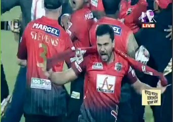 BPL 2015 Comilla Victorians Win Last ball