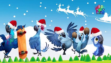 Rio 2 Finger Family Christmas Songs | Cartoon Animation Nursery Rhymes for Children Babies