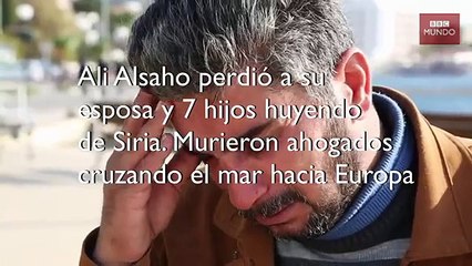Su mujer y sus siete hijos se ahogaron intentando huir del Estado Islámico