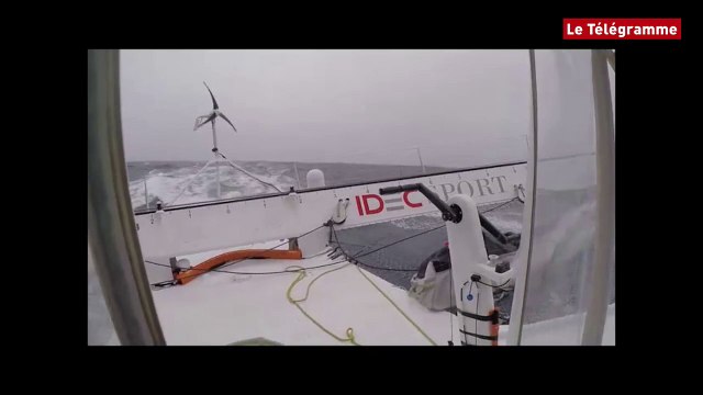 Trophée Jules Verne. Idec Sport : rencontre avec Spindrift