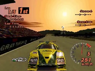 Gran Turismo 2 - Lister Storm V12 (Red Rock Valley Speedway)