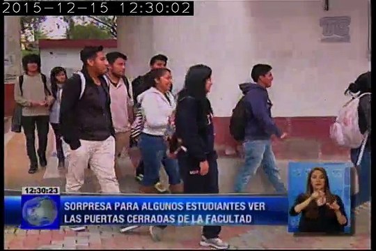 Clases suspendidas en la UCE