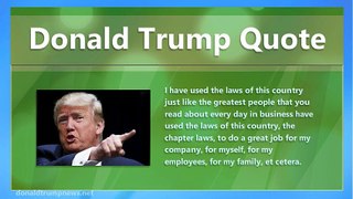 Donald Trump News Quotes Money Deals Family Business