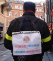 Roma. Protesta dei Vigili del Fuoco sotto la sede PD al Nazareno