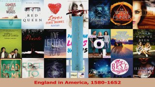 Download  England in America 15801652 PDF Free