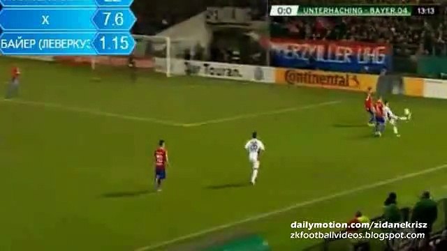 Javier Chicharito Hernández Fantastic Skills - Unterhaching v. Bayer Leverkusen 15.12.2015 HD DFB Pokal