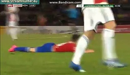 Leverkusen 1st BIG CHANCE UNTERHACHING 0-0 LEVERKUSEN 15-12-2015