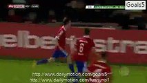 Maximilian Bauer Goal Unterhaching 1 - 0 Leverkusen DBF Pokal 15-12-2015