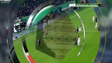 Lars Stindl Goalo 1-0 / Monchengladbach vs Bremen (DFB Pokal) 15.12.2015 HD