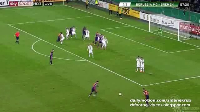 Jannik Vestergaard 1:2 | Mönchengladbach - Werder Bremen 15.12.2015 HD DFB Pokal