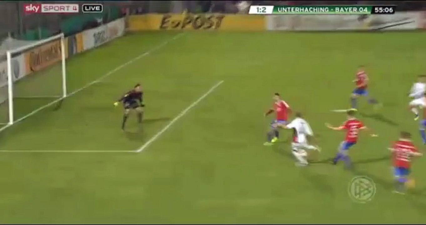 Unterhaching 1 - 2	 Leverkusen  DFB Pokal 12.15.2015