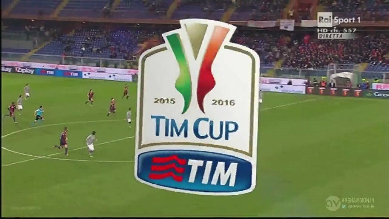 0-1 Marras Goal Italy  Coppa Italia  Round 5 - 15.12.2015, Genoa 0-1 US Alessandria