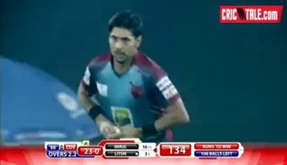Mohammad Sami Perfect Setup For Liton Das in BPL 2015 Final
