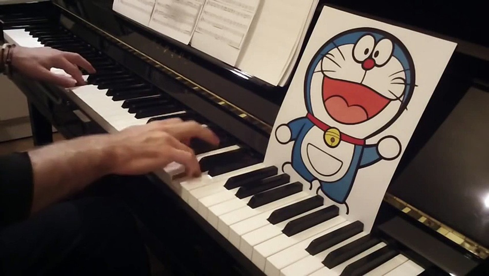 Doraemon Theme Song Doraemon No Uta For Piano Solo ドラえもんのうた ピアノ Dailymotion Video