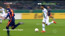 Branimir Hrgota Goal - B. Monchengladbach 2-2 Werder Bremen - 15-12-2015 DFB Pokal