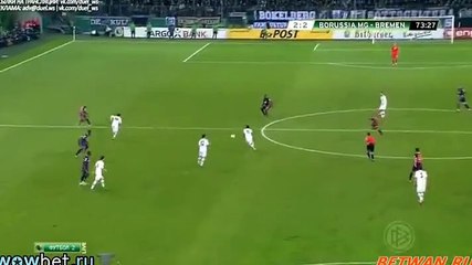 Branimir Hrgota Goal - B. Monchengladbach 2 - 2 Werder Bremen - 15_12_2015
