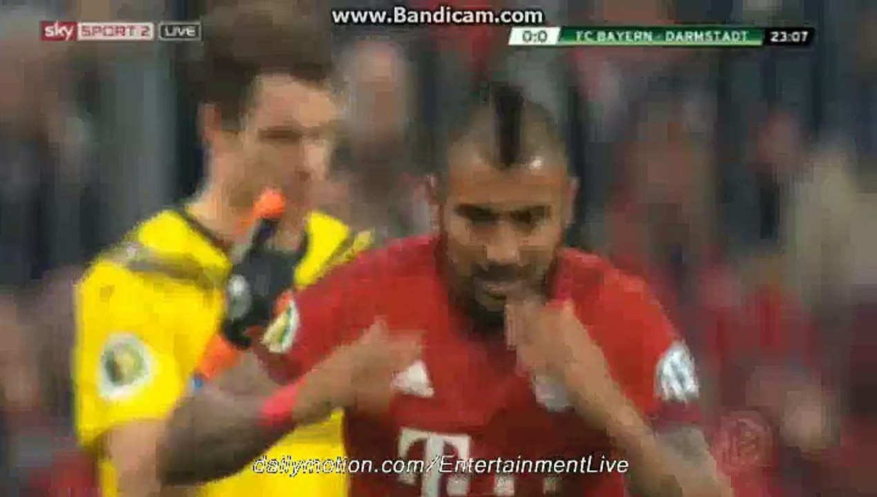 Arturo Vidal Super Goal Bayern Munchen 1-0 Darmstadt DFB Lokal 15.12.2015 HD