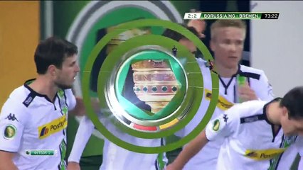 2-2 Branimir Hrgota Goal Unterhaching - Bayer Leverkusen - 15.12.2015, Mönchengladbach 2-2 Werder Bremen