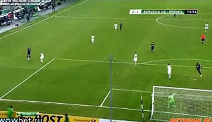 Claudio Pizarro Goal - B. Monchengladbach 2 - 3 Werder Bremen - 15_12_2015
