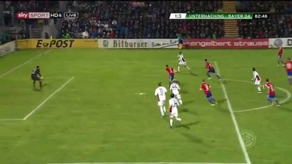 Unterhaching vs Bayer 04 Leverkusen 1-3 | Karim Bellarabi Goal