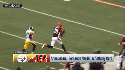 ESPN Brasil announcers call McCarron's first NFL touchdown