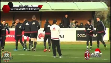 Milan training session 15.12.2015