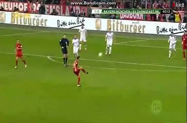 XABI ALONSO FANTASTIC ~VOLLEY~ GOAL BAYERN 1-0 DARMSTADT